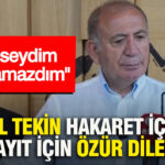 Gursel tekin hakaret icerikli kayit icin ozur diledi dinleseydim yayinlamazdim 5fmHEWnq